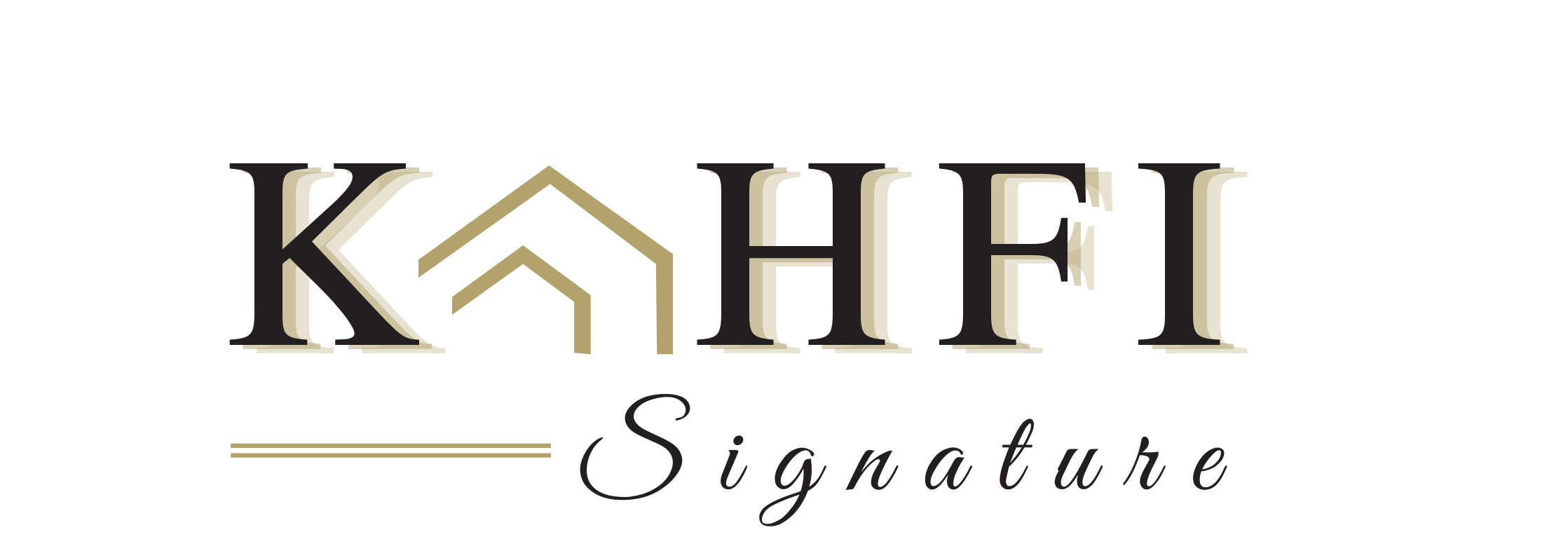 kahfi-signature-logo-hitam